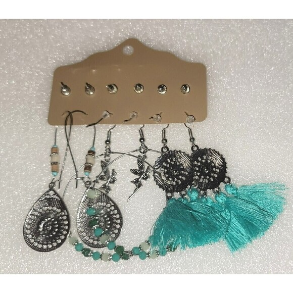 New 6 Pair of Coordinated Earrings - Picture 6 of 6